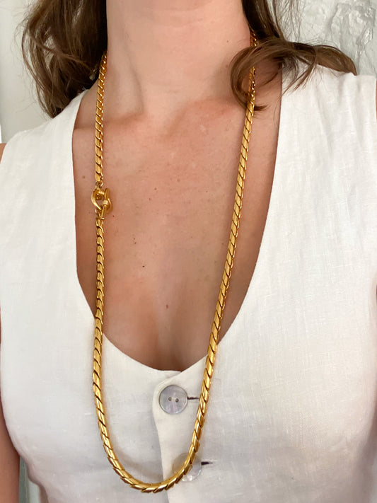 Vintage 1980s Anne Klein Long Chain